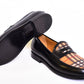 Burberry Pattern Black Major Loafers