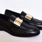 Dolce & Gabbana Gold Plate Major Loafers