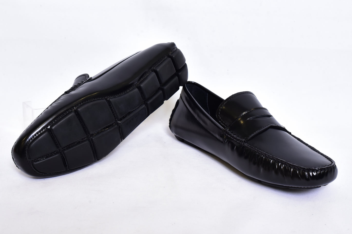 Prada Shine Black Normal Loafers