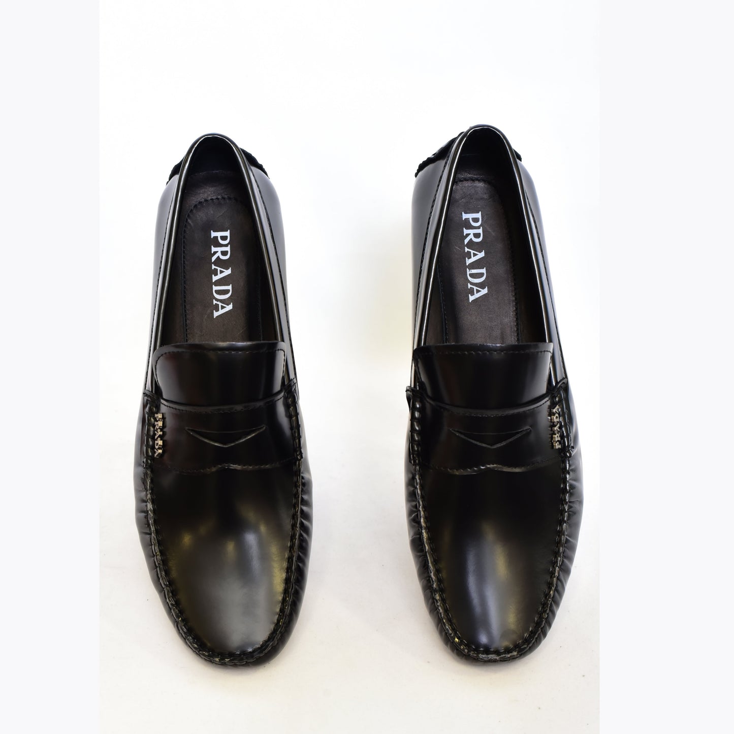 Prada Shine Black Normal Loafers