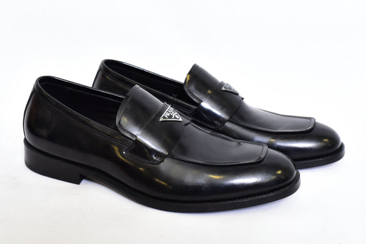 Prada Black Major Loafers