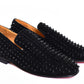 Christian Louboutin Black Stones Major Loafers