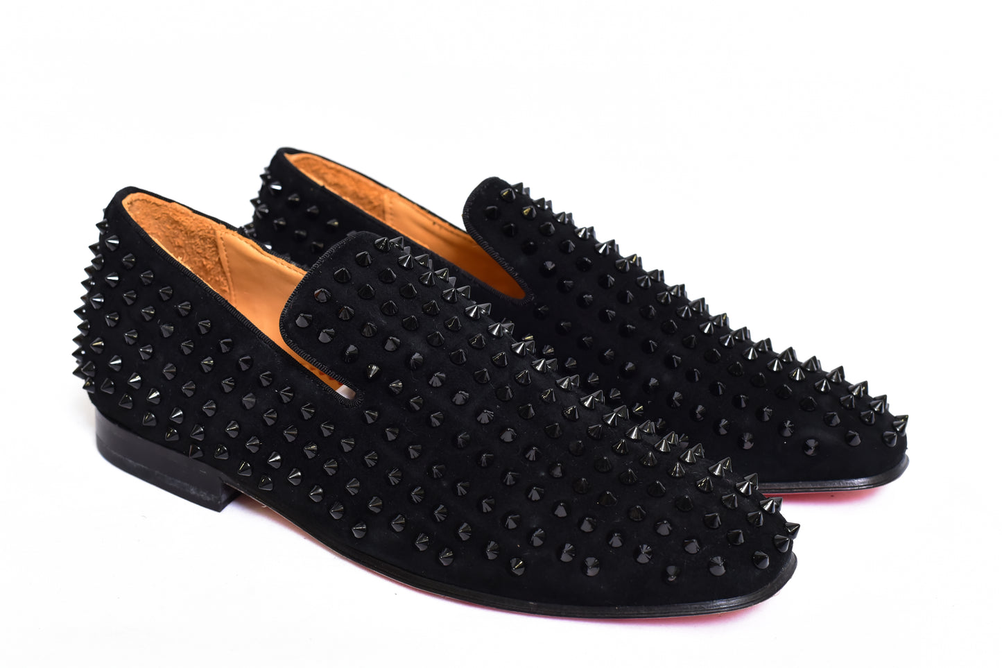 Christian Louboutin Black Stones Major Loafers