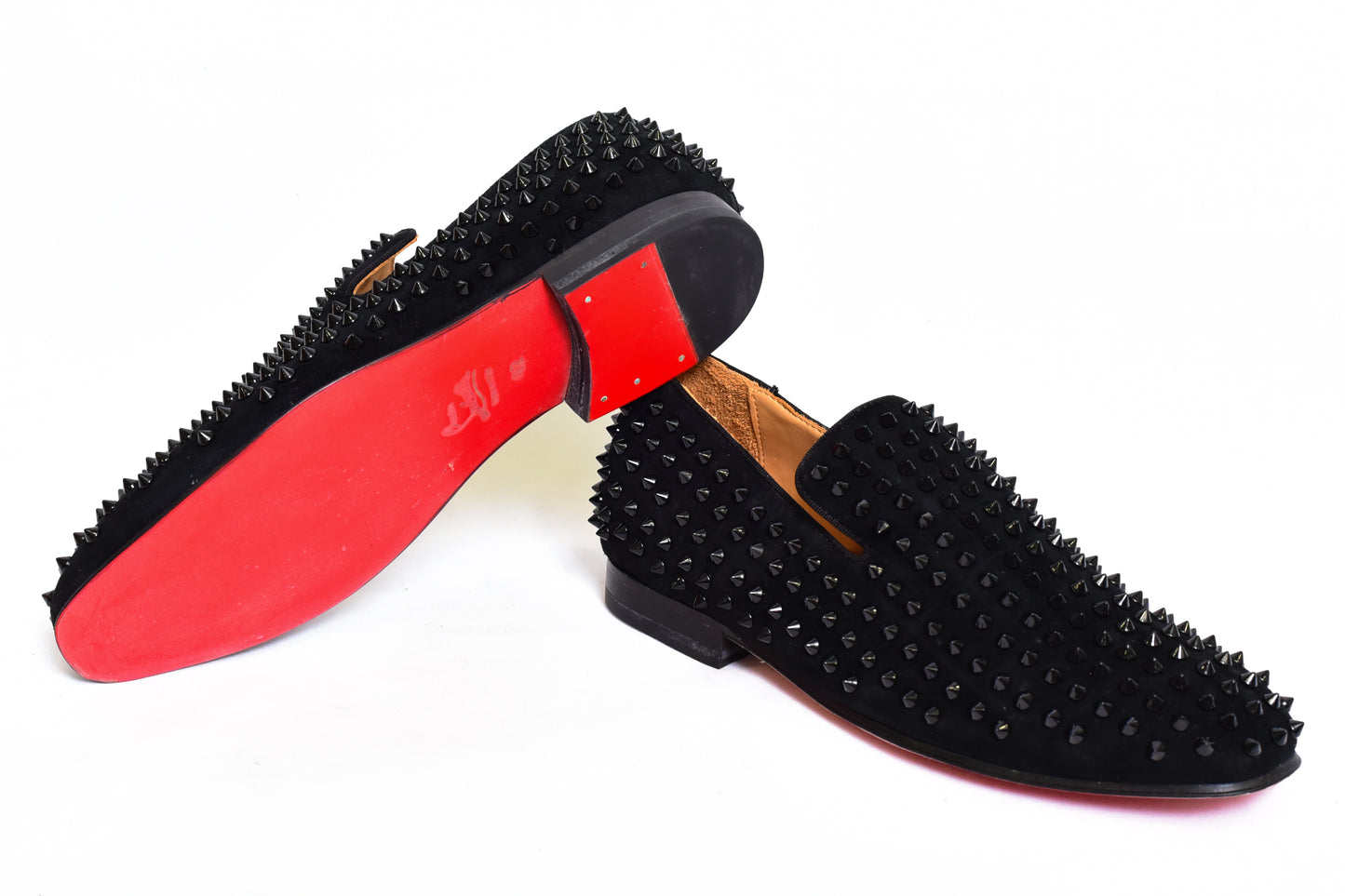 Christian Louboutin Black Stones Major Loafers