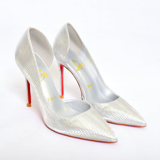 Christian Louboutin White Heels