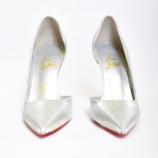 Christian Louboutin White Heels