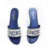 Christian Dior Blue Slides