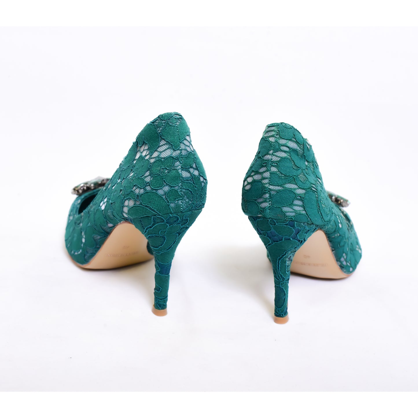 Dolce & Gabbana Emerald Heel Green