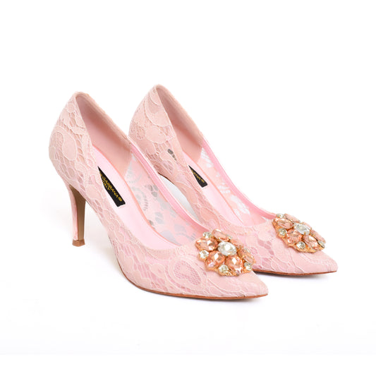 Dolce & Gabbana Emerald Heel Pink