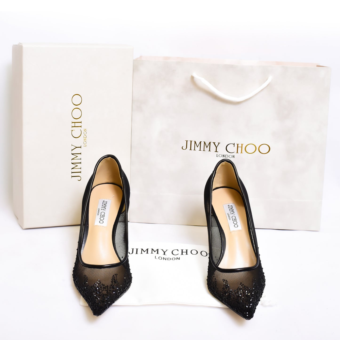 Jimmy Choo Midnight Black Heel