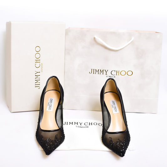 Jimmy Choo Midnight Black Heel