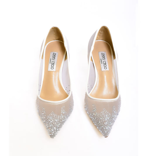 Jimmy Choo Daylight White Heel