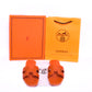 Hermes Brown Color Women Slides