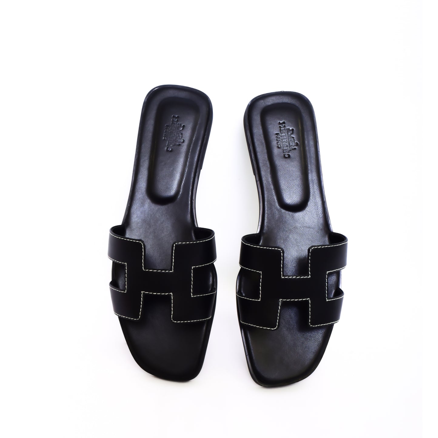 Hermes Black Color Women Slides