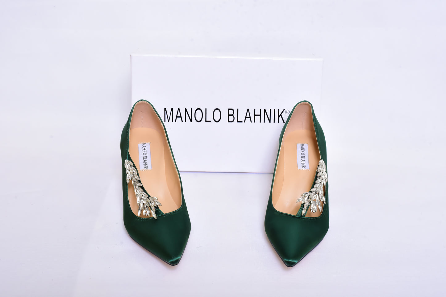 Manolo Blahnik Green Heels