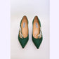 Manolo Blahnik Green Heels