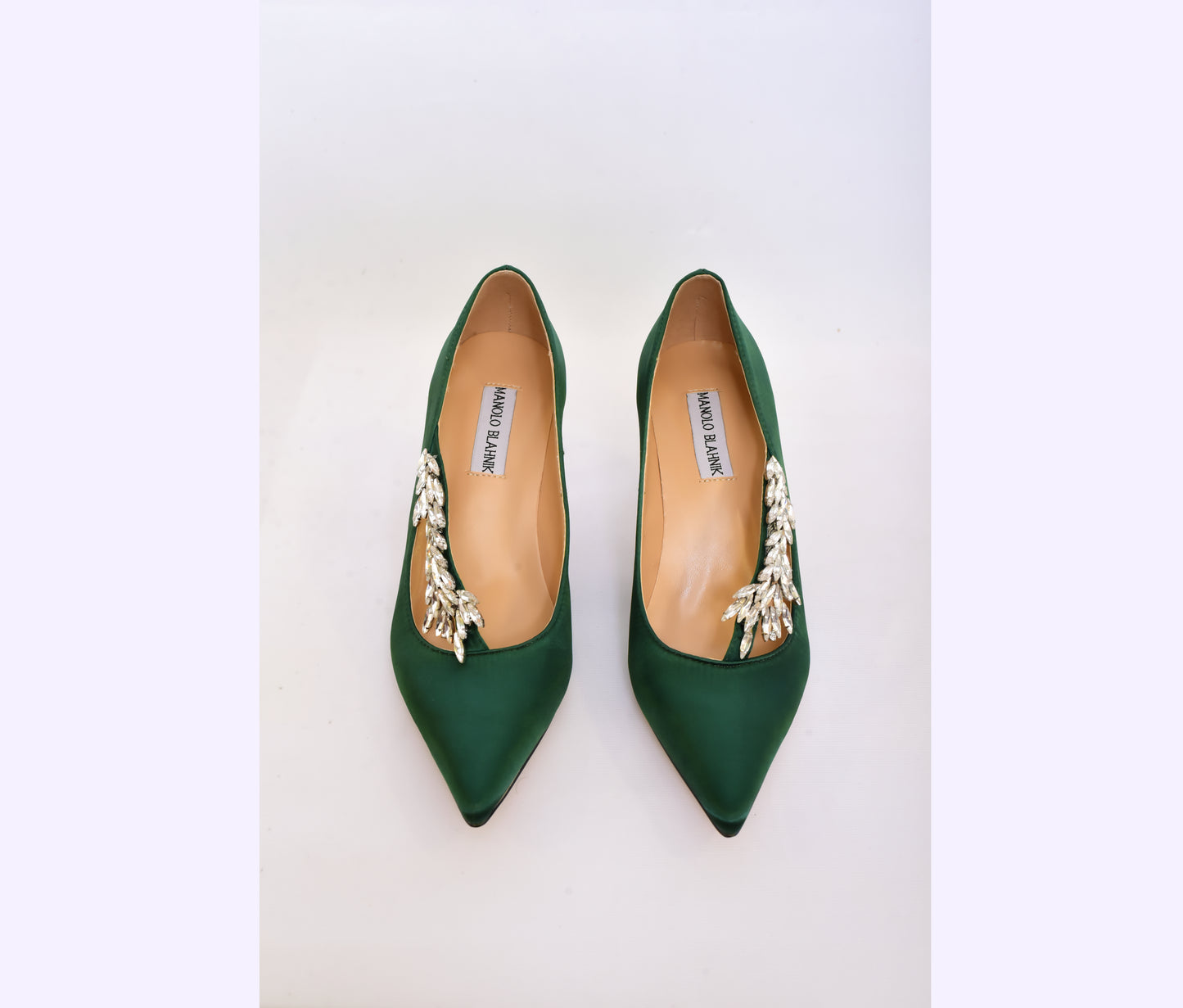 Manolo Blahnik Green Heels