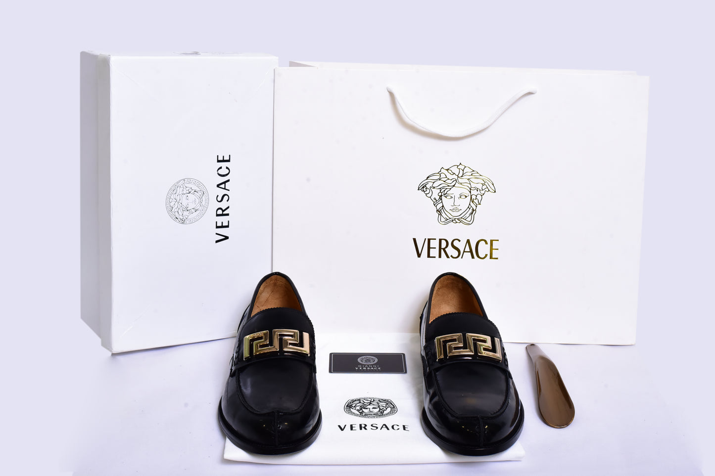 Versace Golden Logo Major Loafers