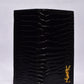 YSL Crocodile Texture Leather Long Wallet