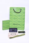 Gucci Grey Printed Leather Cardholder Wallet