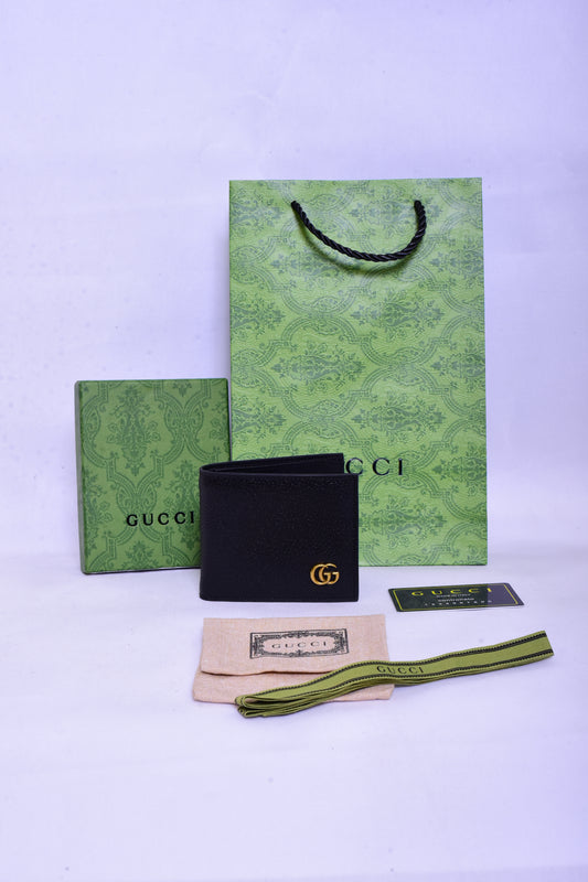 Gucci GG Logo Leather Wallet