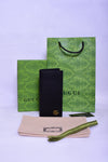 Gucci Golden GG Logo Leather Long Wallet