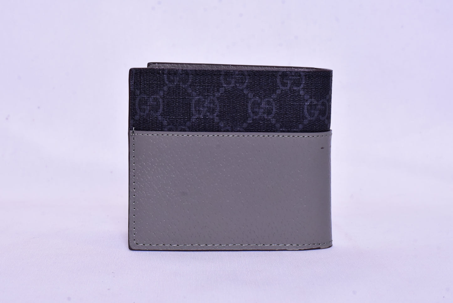 Gucci Grey GG Leather Wallet