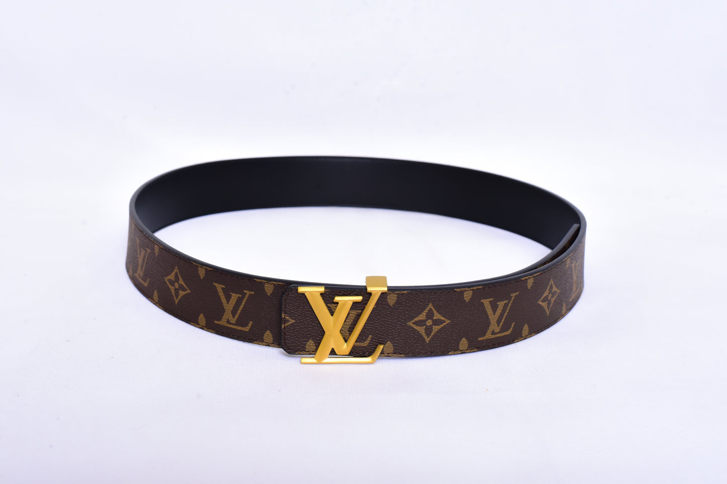 Louis.Vuitton Logo Printed Brown Belt