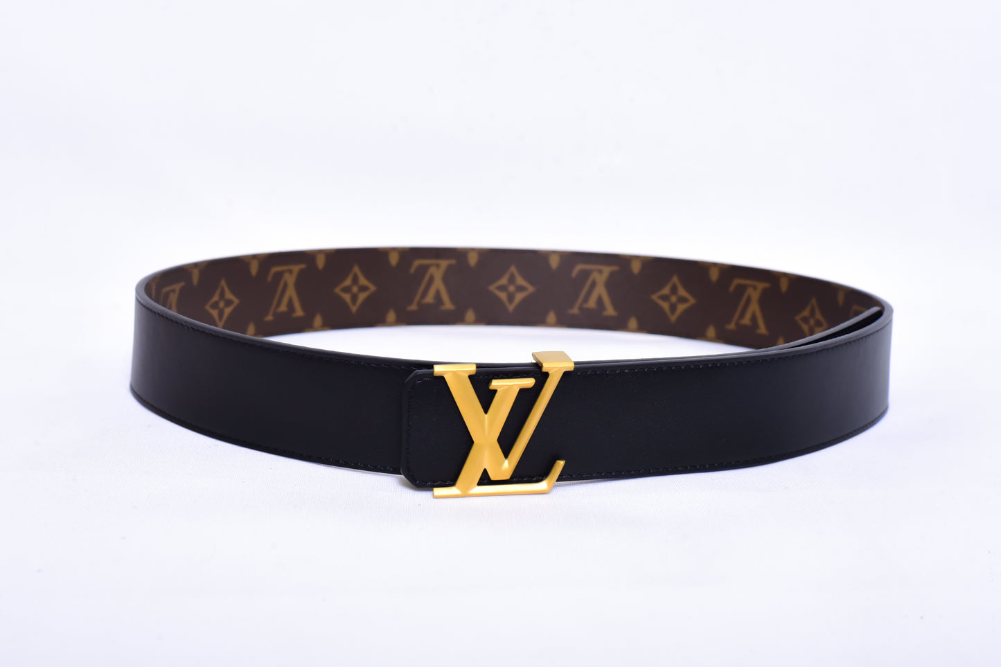 Louis.Vuitton Logo Printed Brown Belt