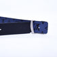 Louis.Vuitton Logo Print Black Blue Belt