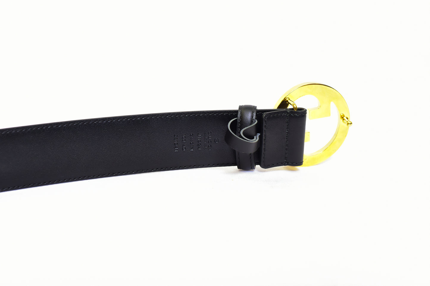 Gucci Golden Logo Black Belt