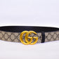 Gucci GG Pattern Logo Belt