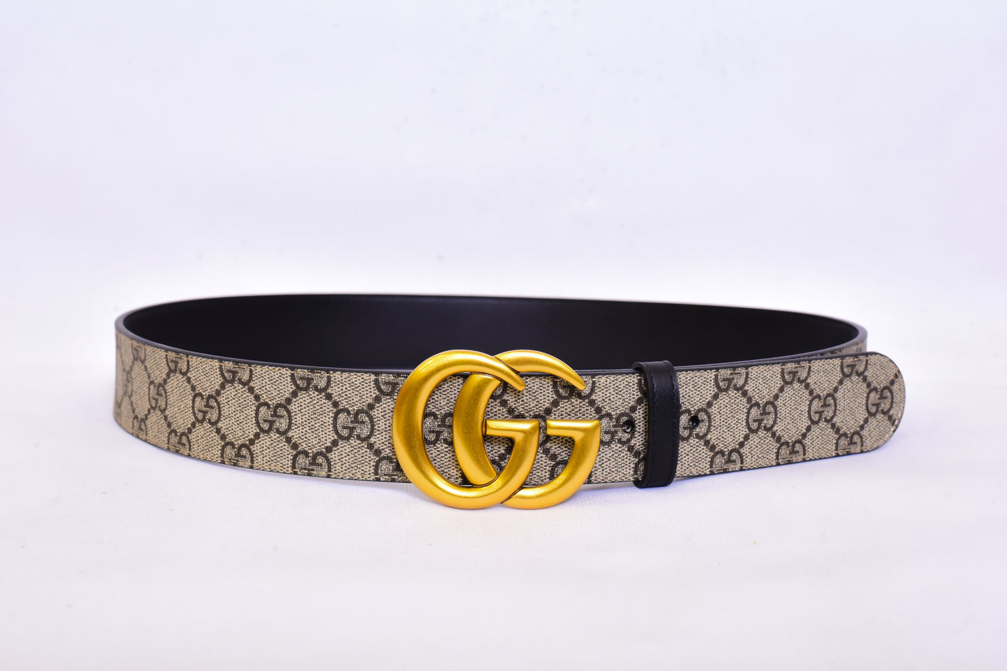 Gucci GG Pattern Logo Belt