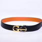 Ferragamo Logo Black Belt