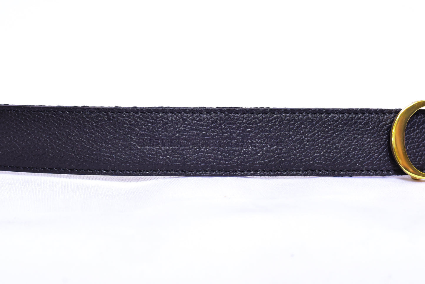 Dior CD Logo Black Cloth Belt