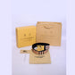 Burberry Golden Logo Pattern Belt