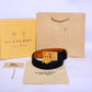 Burberry TB Logo Black Orange Belt