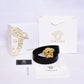 Versace Golden Logo Black Belt