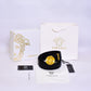 Versace Round Golden Logo Black Belt