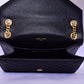 YSL Black Texture Leather Bag