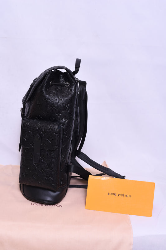 LV Black Backpack Bag