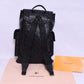 LV Black Backpack Bag