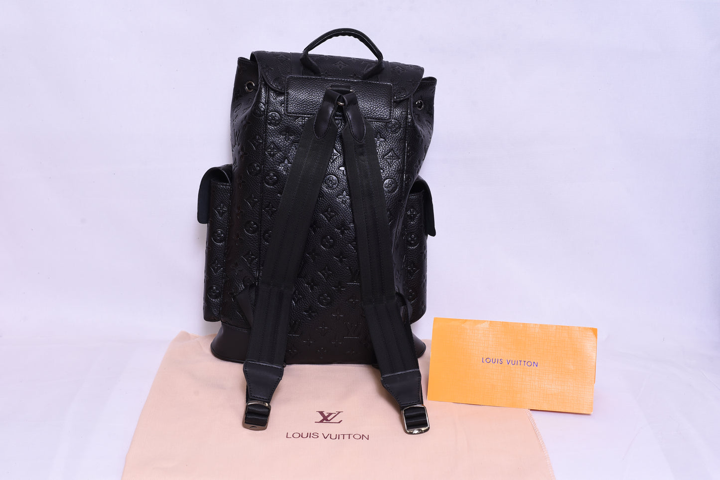 LV Black Backpack Bag