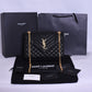 YSL Black Texture Leather Bag