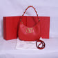 Valentino Golden Logo Red Bag