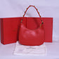 Valentino Golden Logo Red Bag