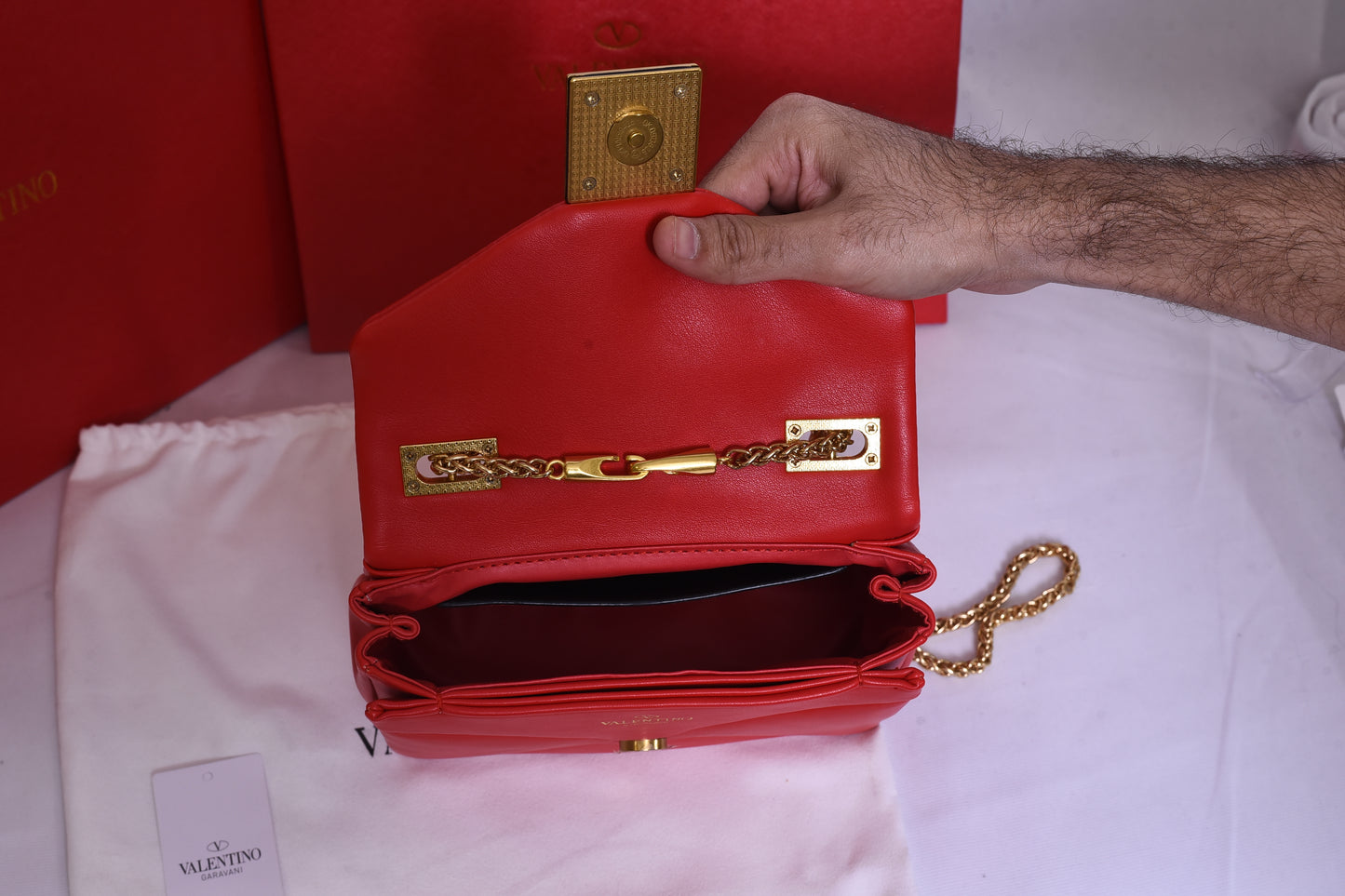 Valentino Logo Red Mini Bag