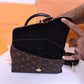 LV Logo Pattern Brown Mini Bag