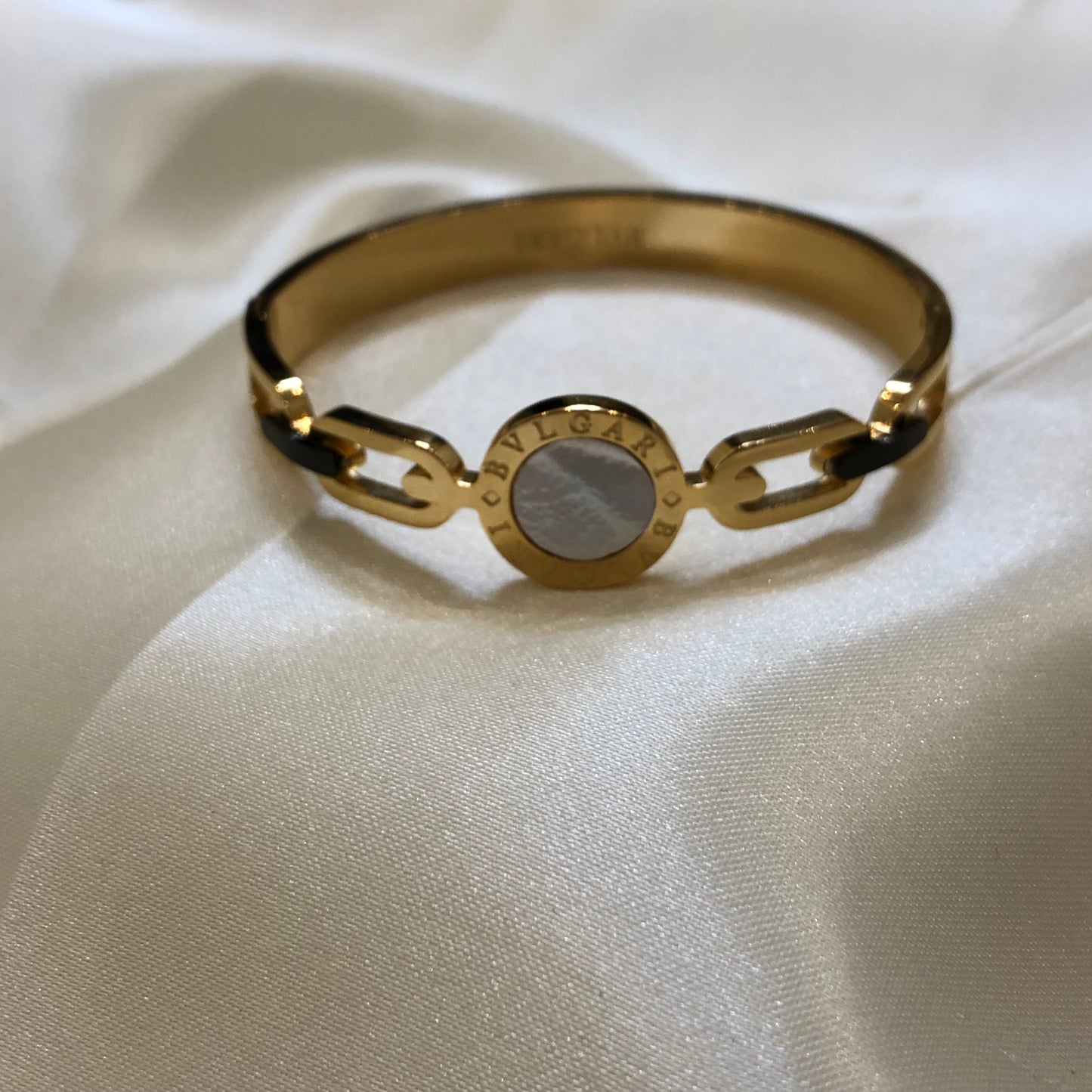 Bulgari Golden White Bracelet