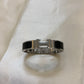 Hermes Silver Black Bracelet
